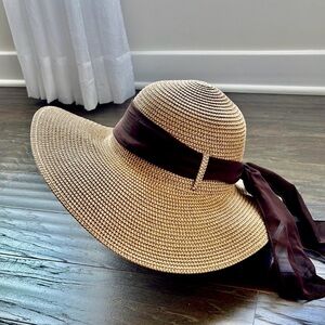 Milani UPF 50+ Sun protection floppy hat, natural,drawstring adjustable headband
